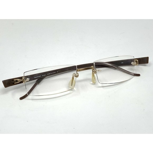 KAZUO KAWASAKI MP705 #23 BROWN MATTE GOLD RIMLESS